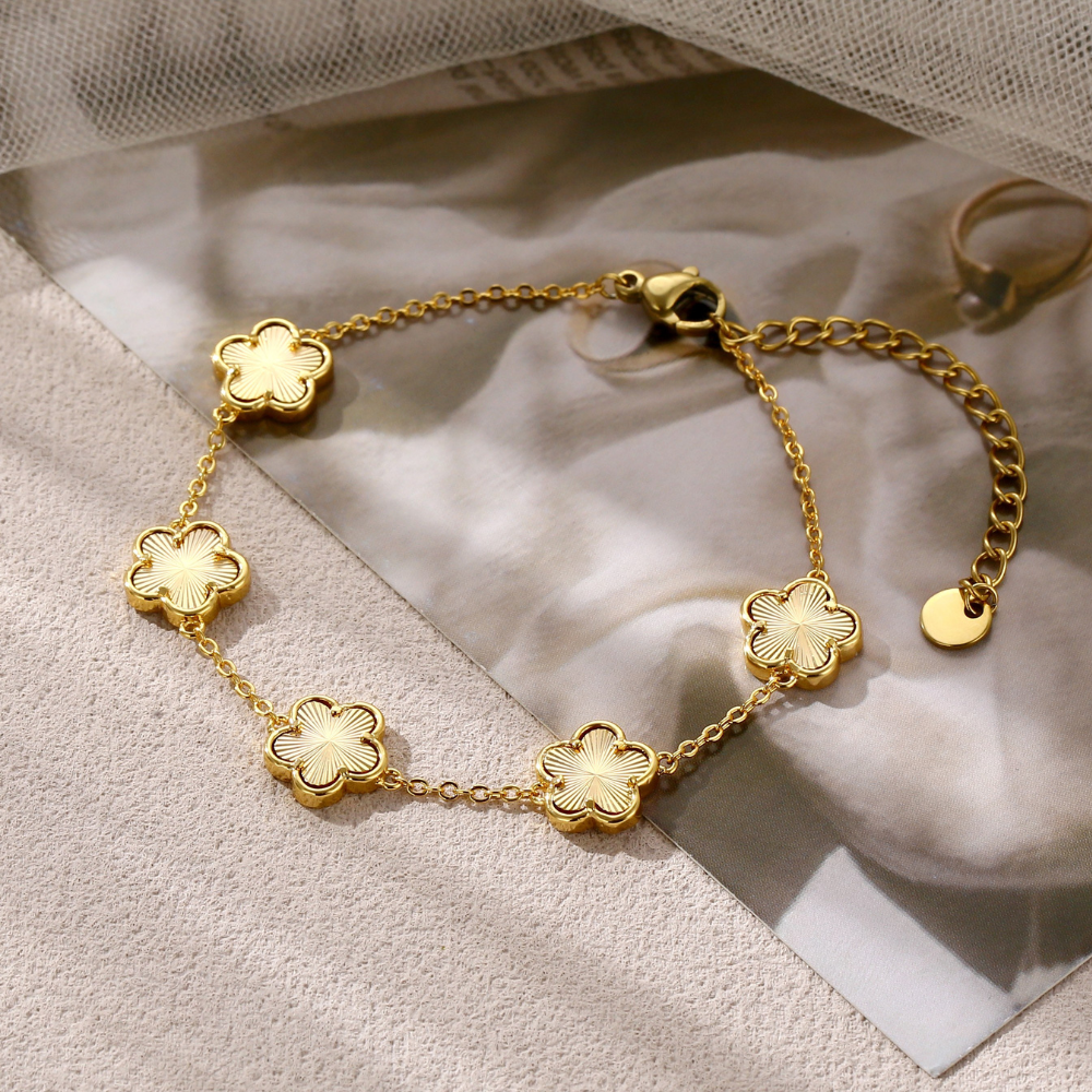 Bracelet avec Pendentif Trèfle