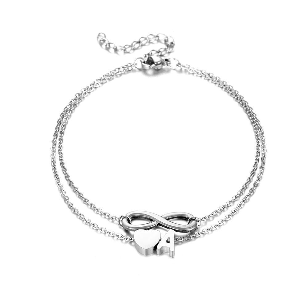 Bracelet de cheville infini