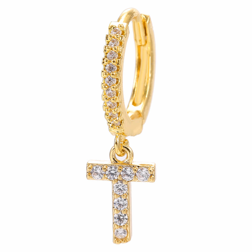 LOANYA Boucle d'oreille avec initiales