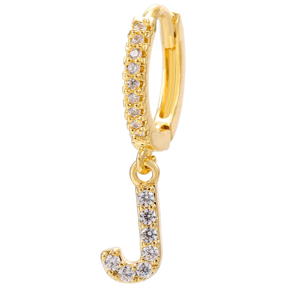 LOANYA Boucle d'oreille avec initiales