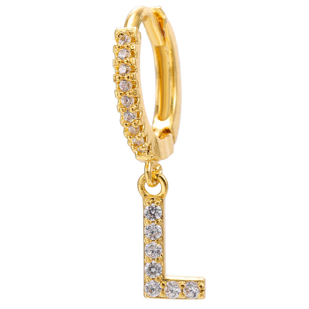 LOANYA Boucle d'oreille avec initiales