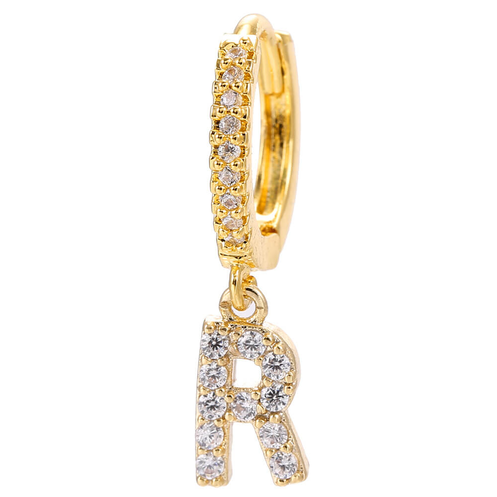 LOANYA Boucle d'oreille avec initiales