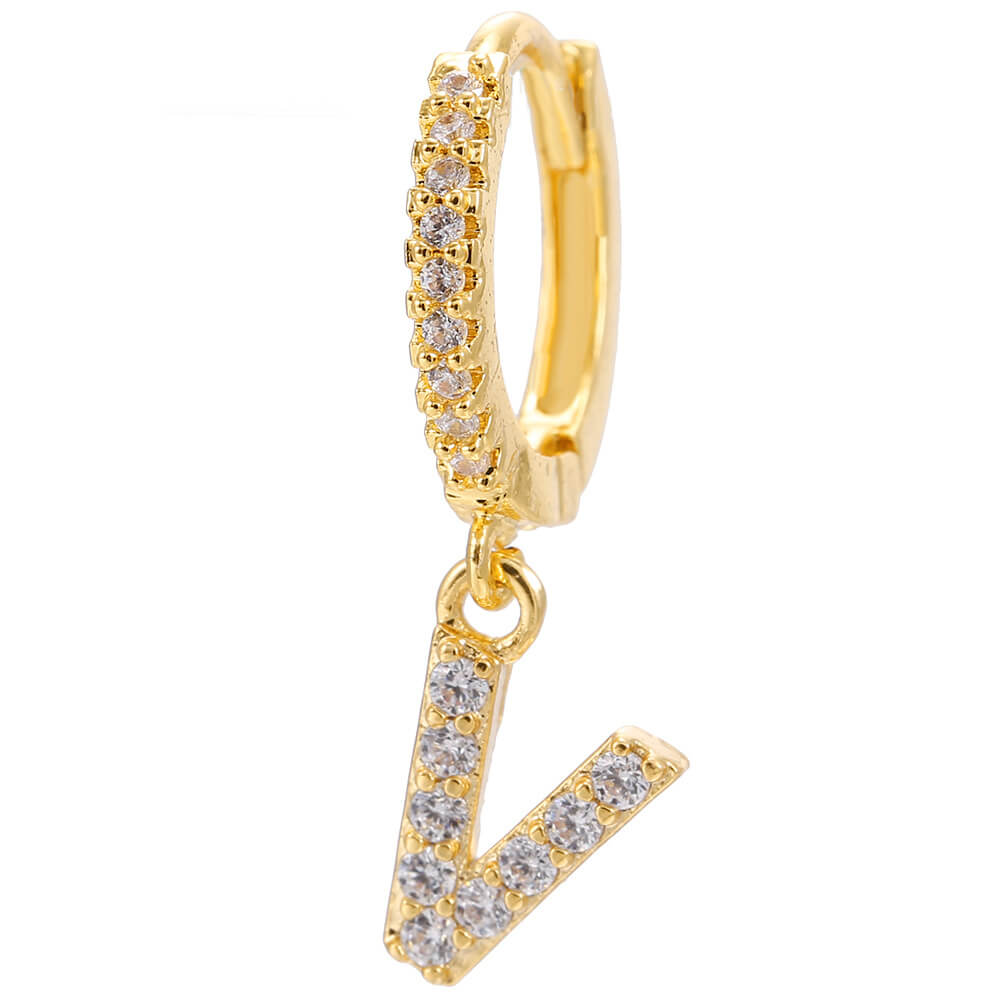 LOANYA Boucle d'oreille avec initiales