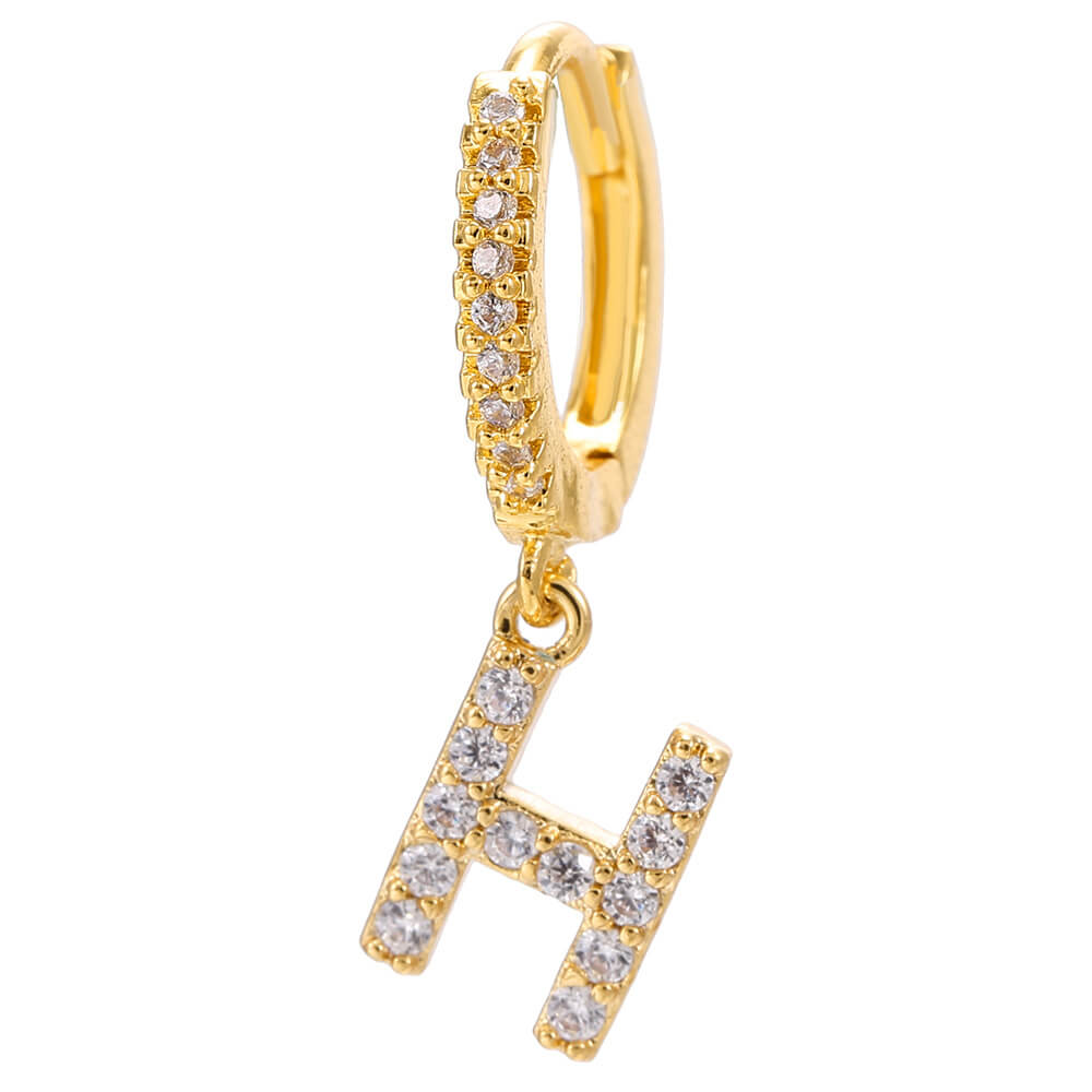 LOANYA Boucle d'oreille avec initiales