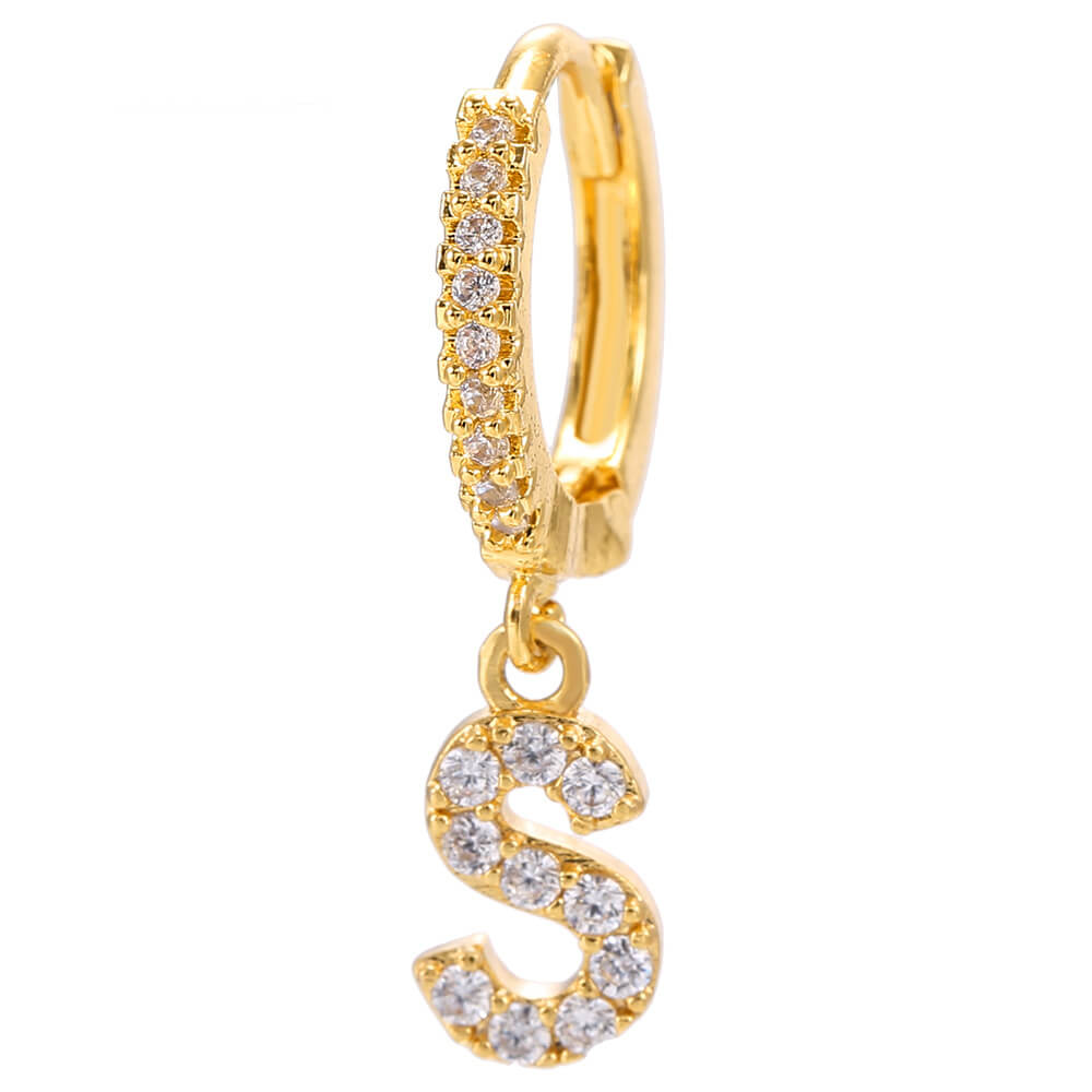 LOANYA Boucle d'oreille avec initiales