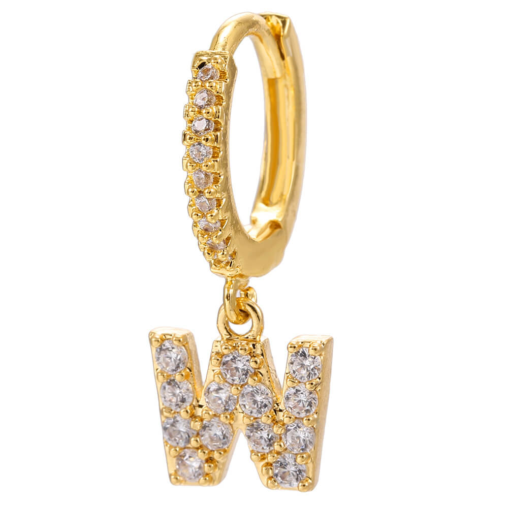 LOANYA Boucle d'oreille avec initiales