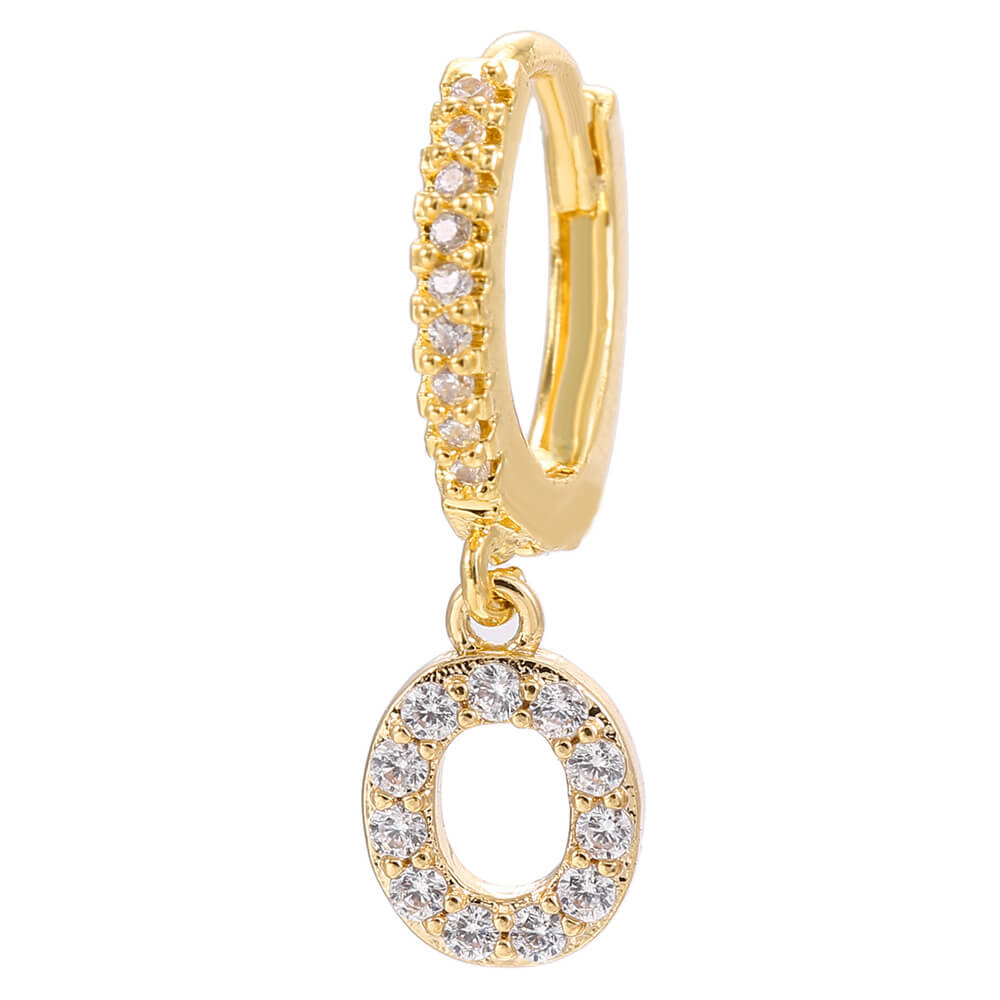 LOANYA Boucle d'oreille avec initiales
