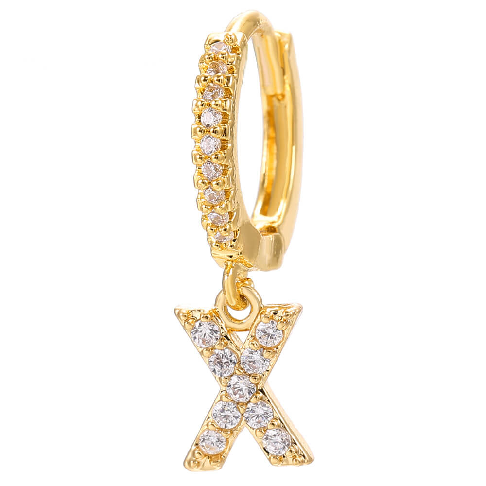 LOANYA Boucle d'oreille avec initiales