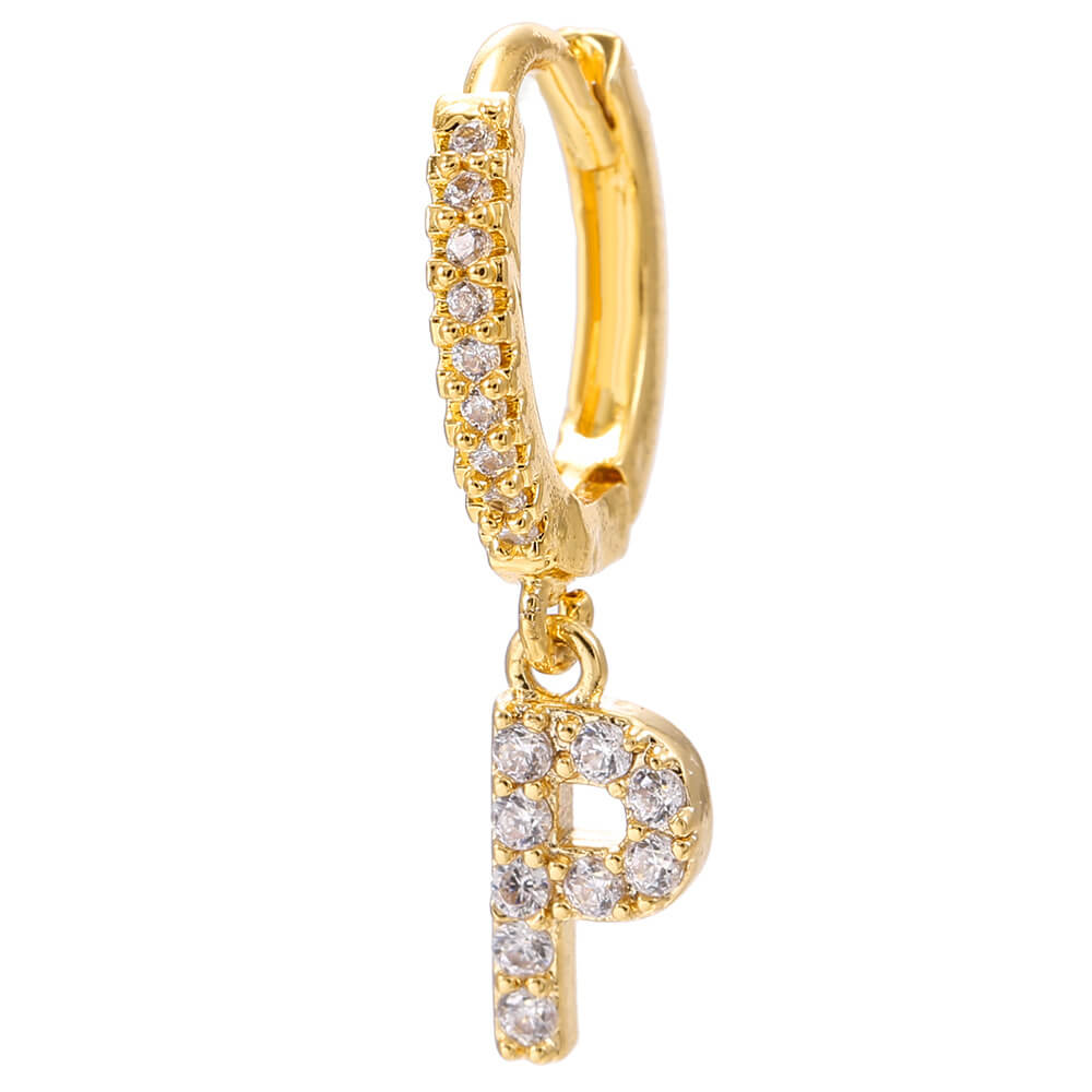 LOANYA Boucle d'oreille avec initiales