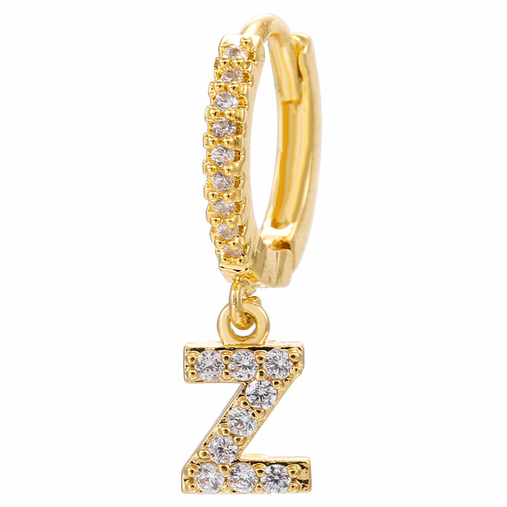 LOANYA Boucle d'oreille avec initiales
