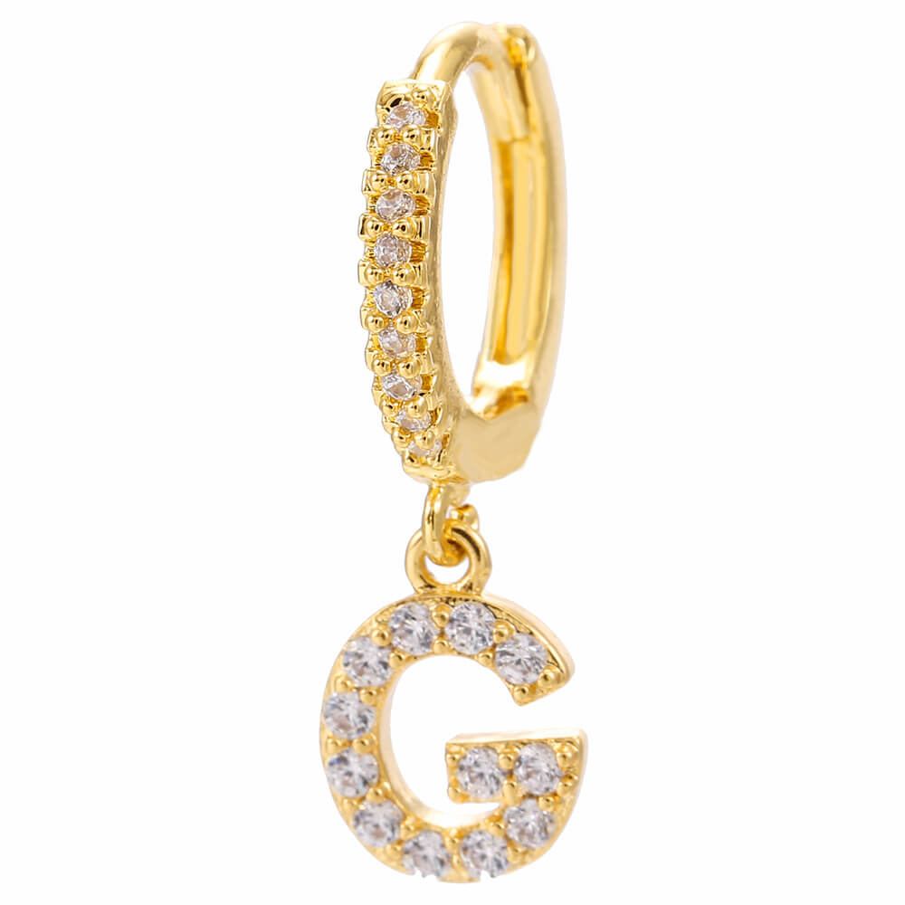 LOANYA Boucle d'oreille avec initiales