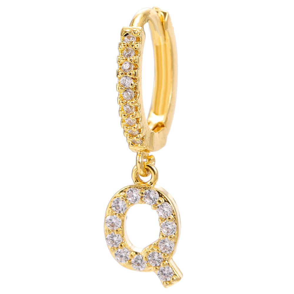 LOANYA Boucle d'oreille avec initiales