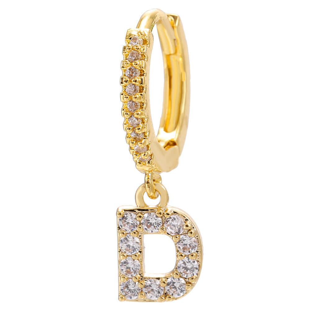 LOANYA Boucle d'oreille avec initiales