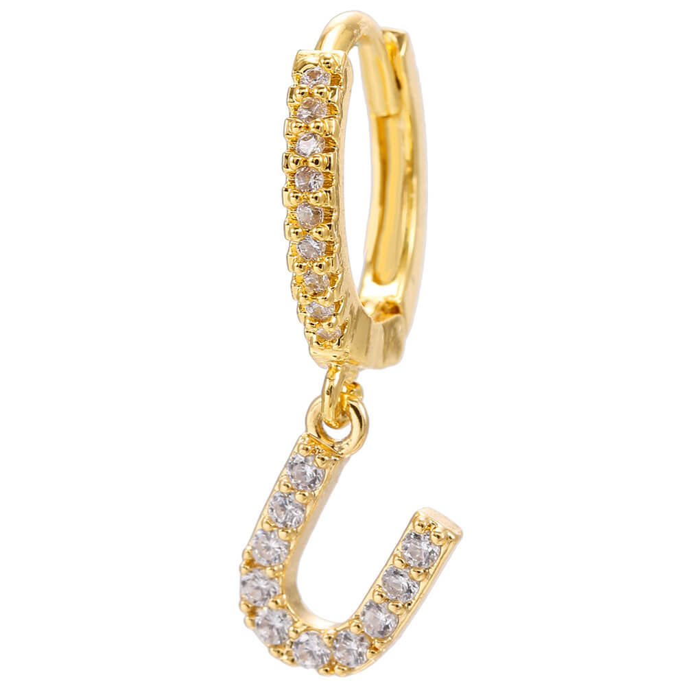 LOANYA Boucle d'oreille avec initiales
