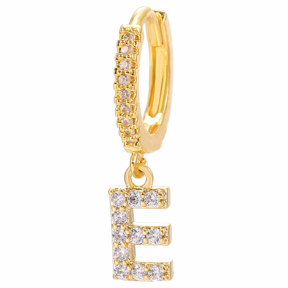 LOANYA Boucle d'oreille avec initiales