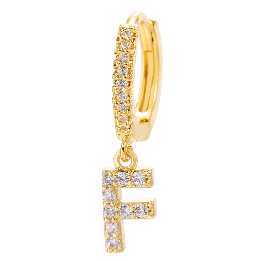 LOANYA Boucle d'oreille avec initiales