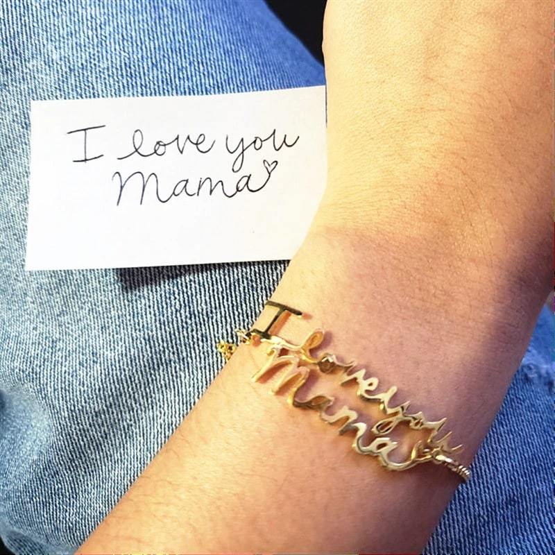 LOANYA Armband aus Deiner Handschrift Loanya Gold