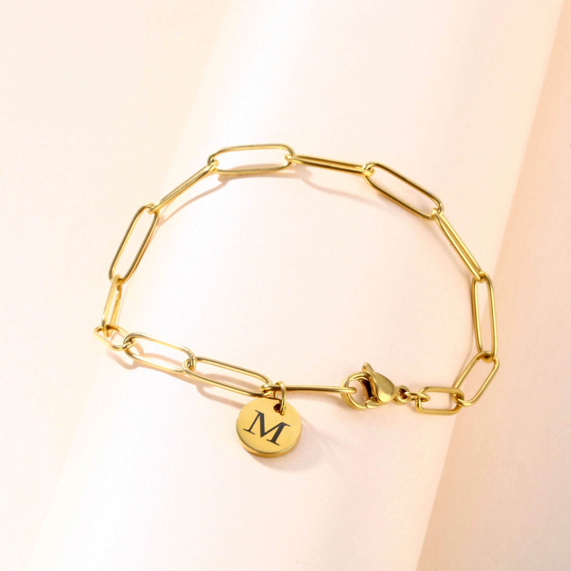 LOANYA Chain Armband mit Initiale JOUELEI