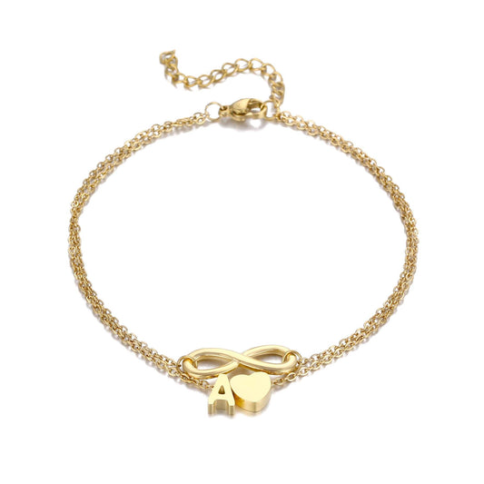 Bracelet de cheville infini