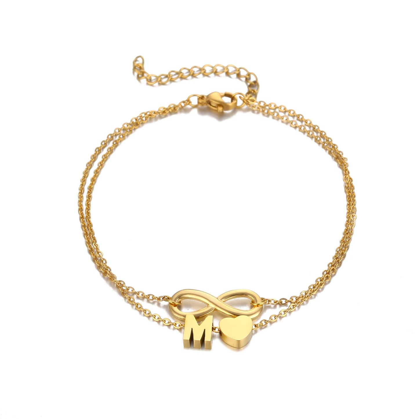 Bracelet de cheville infini