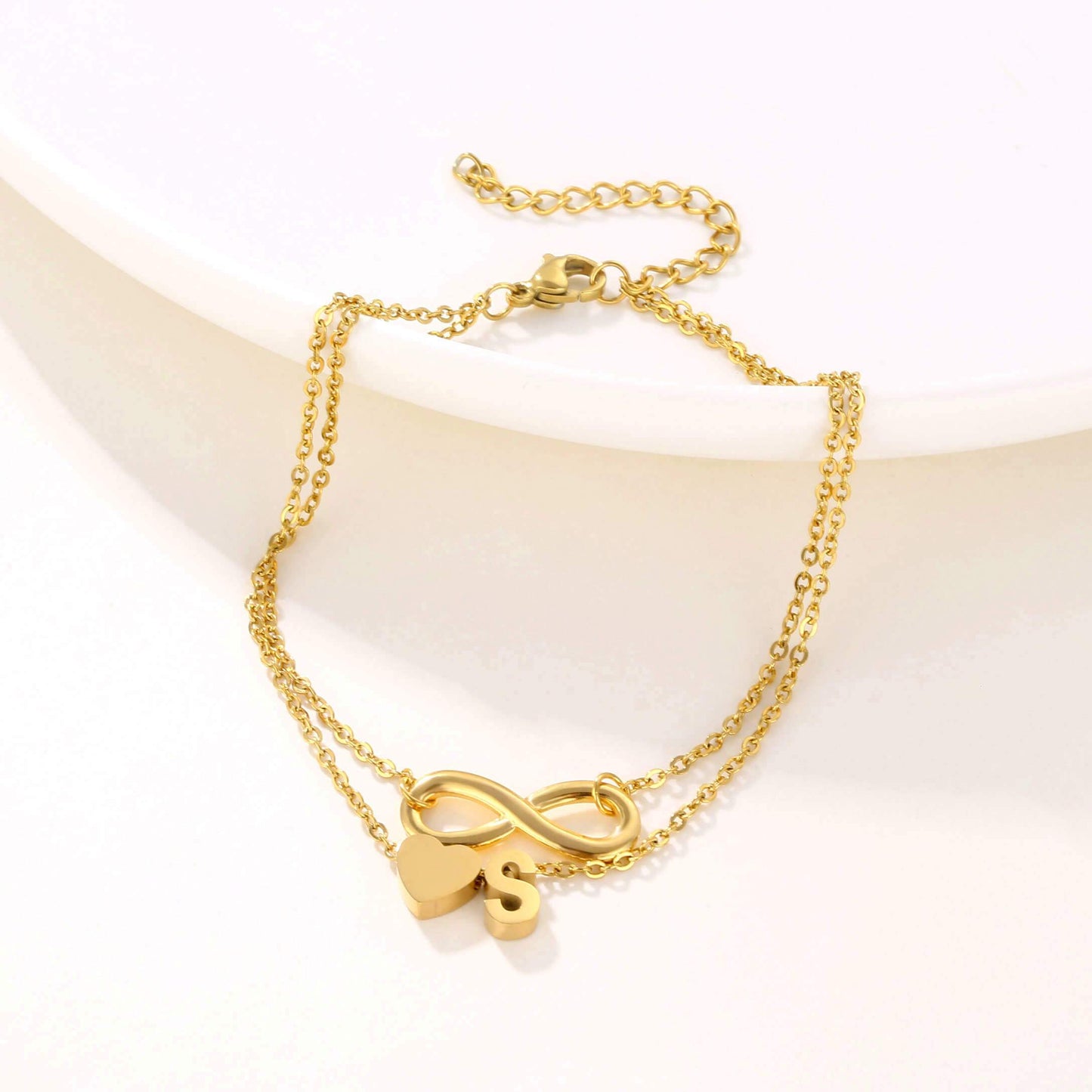 Bracelet de cheville infini