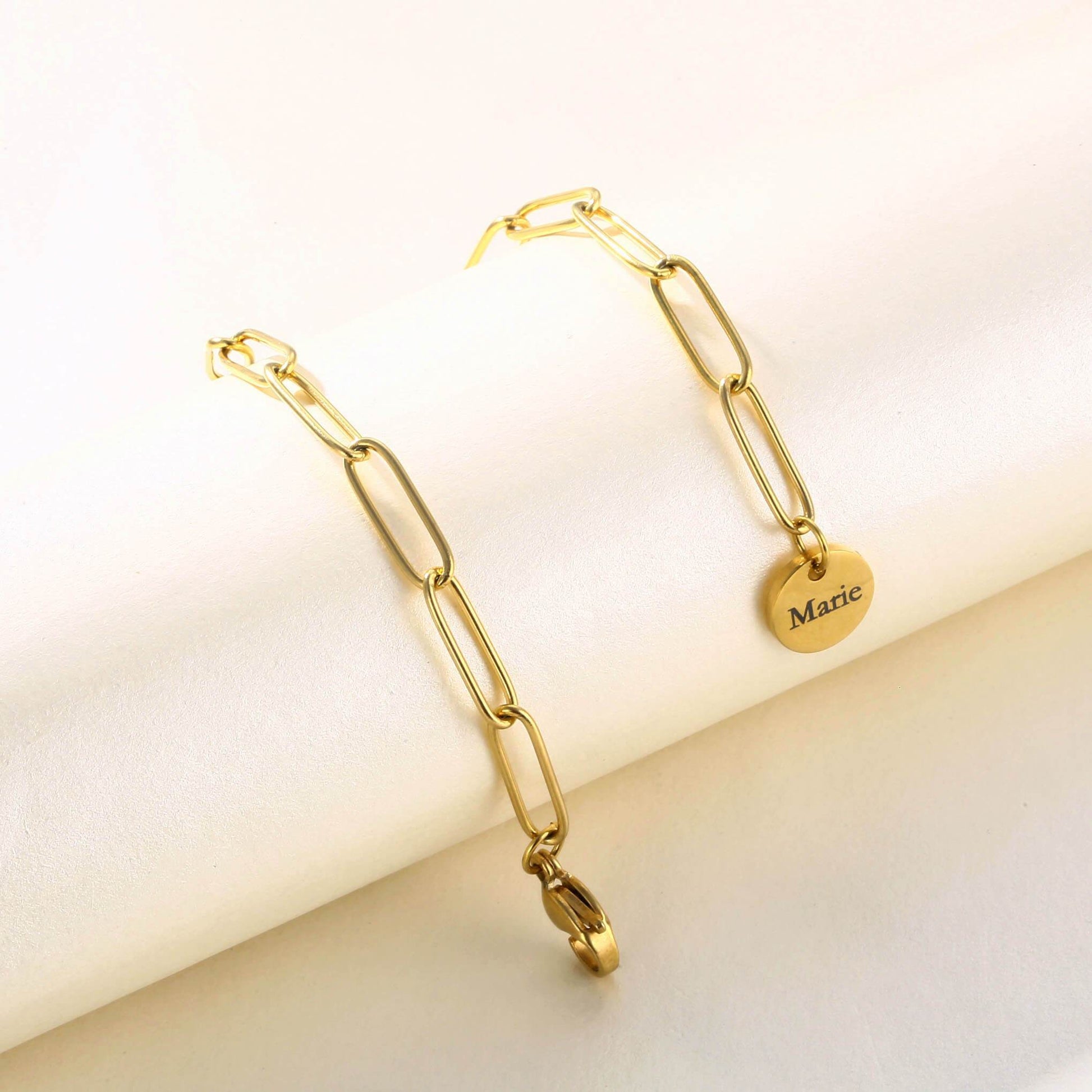 LOANYA Link Kette mit Gravur Loanya