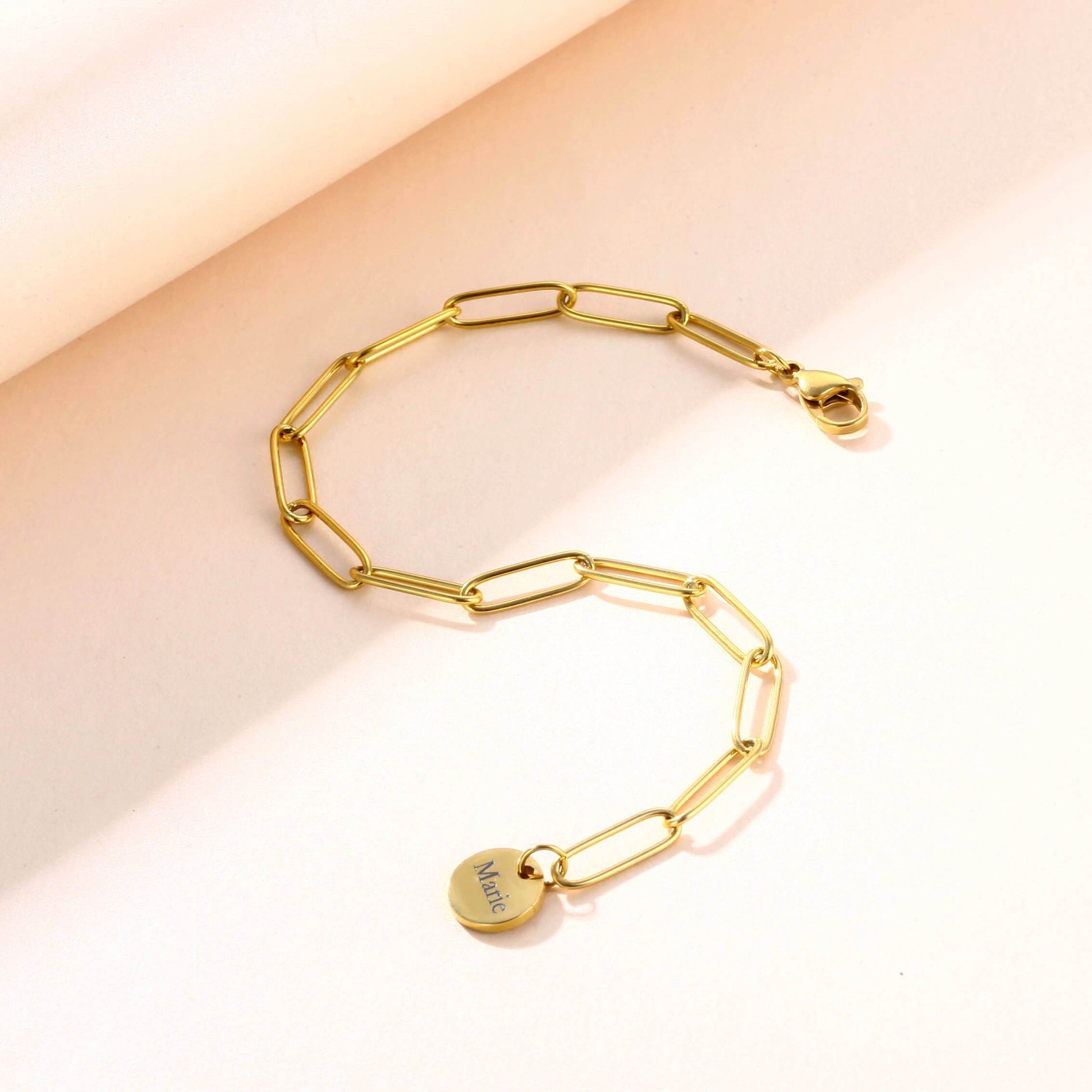 LOANYA Link Kette mit Gravur Loanya