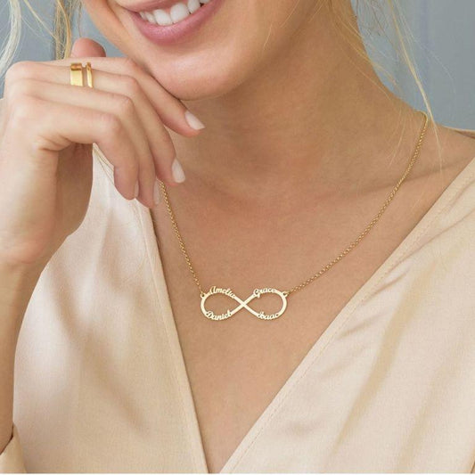 LOANYA personalisierte Kette der Unendlichkeit Loanya