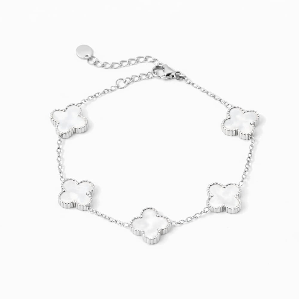 Bracelet Trèfle avec Gravure Personnalisée