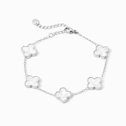 Bracelet Trèfle avec Gravure Personnalisée