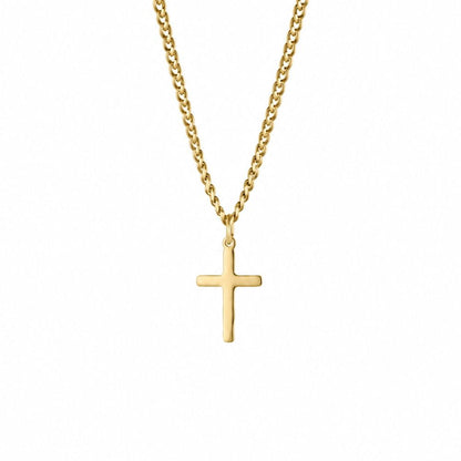 Collier avec croix | Or 18K