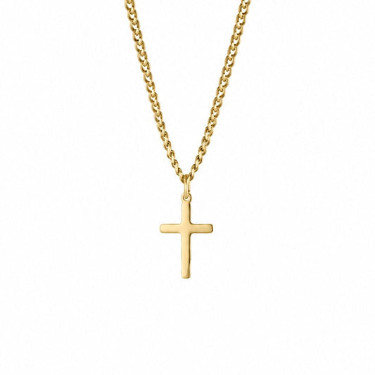 Collier avec croix | Or 18K