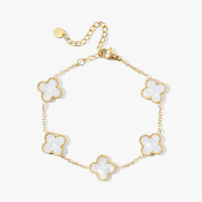 Bracelet Trèfle avec Gravure Personnalisée