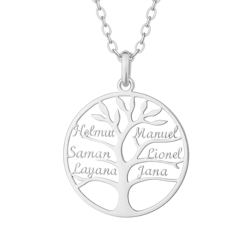 Chaîne arbre de vie avec gravure