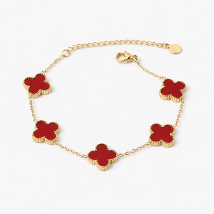 Bracelet Trèfle avec Gravure Personnalisée