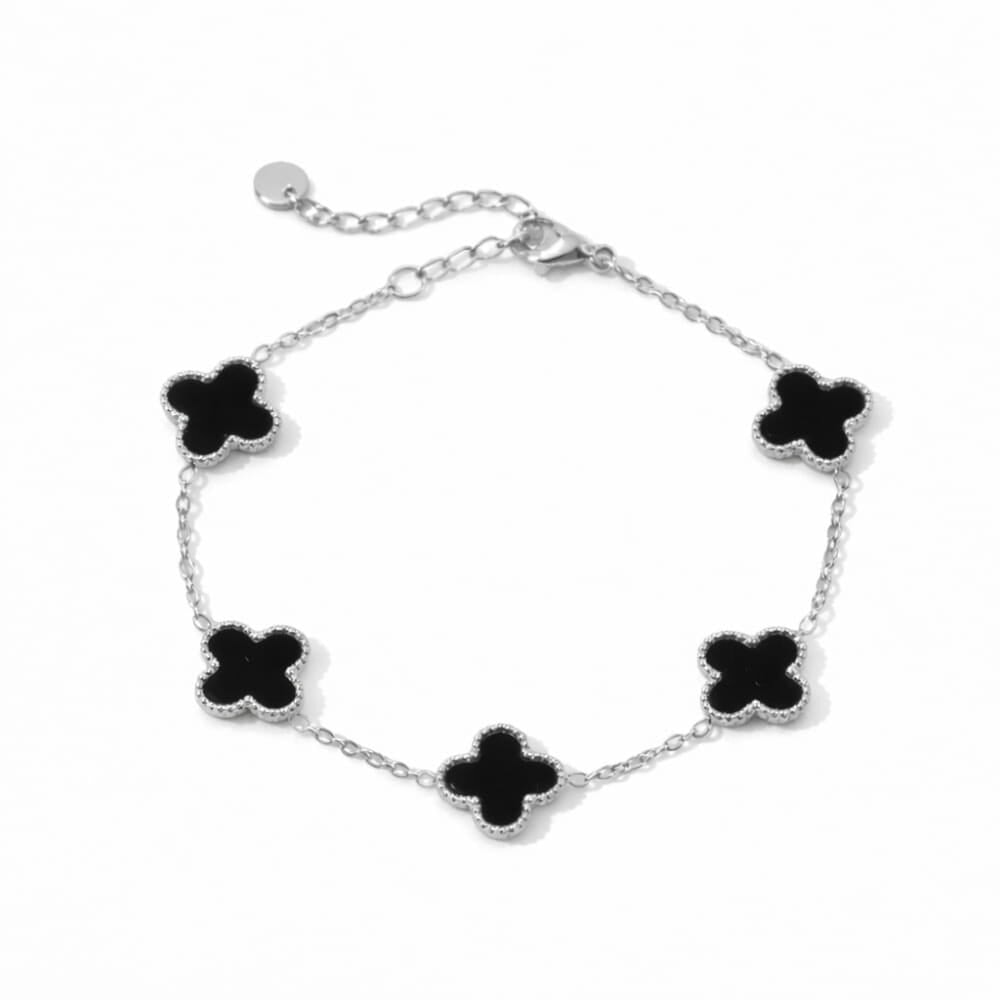 Bracelet Trèfle avec Gravure Personnalisée