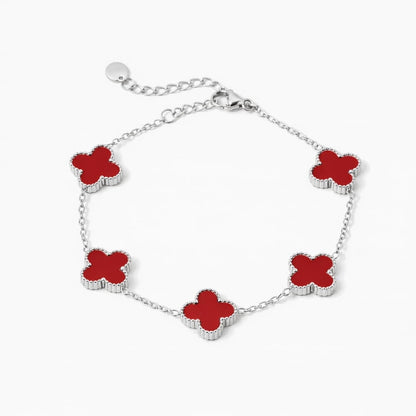 Bracelet Trèfle avec Gravure Personnalisée