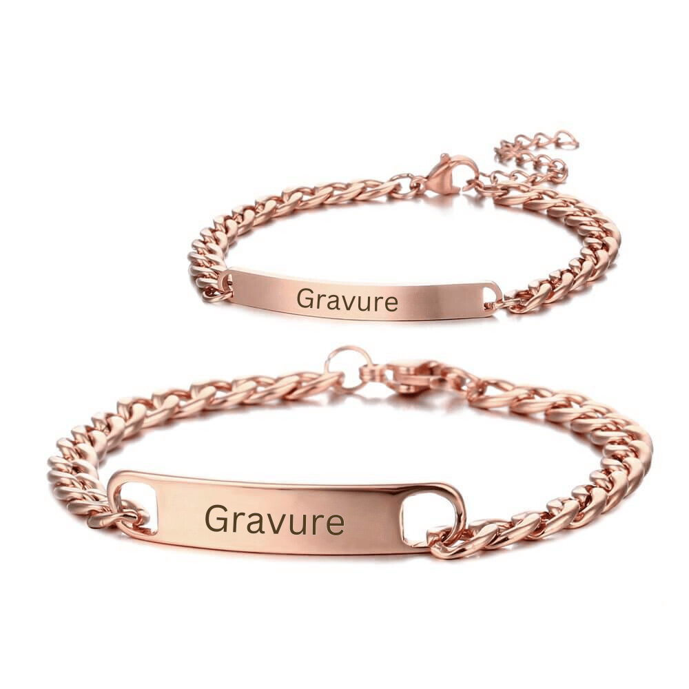 Set de bracelets pour couple