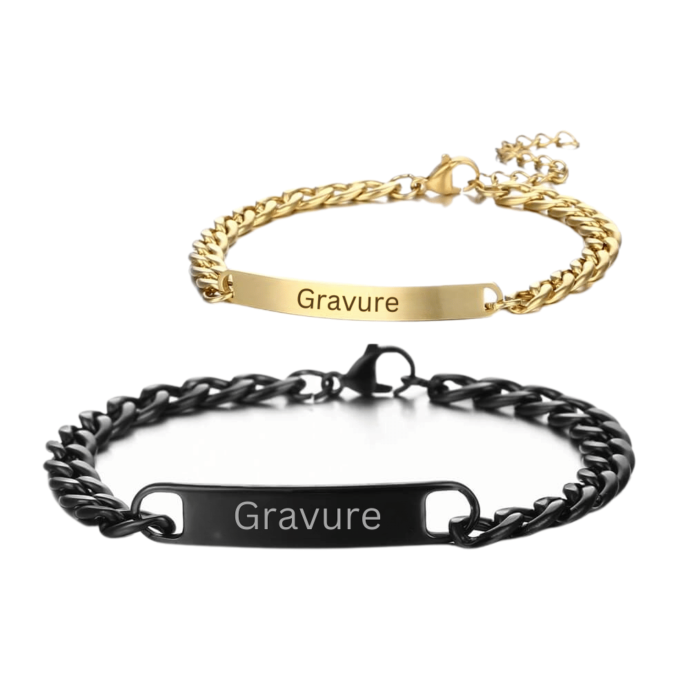 Set de bracelets pour couple