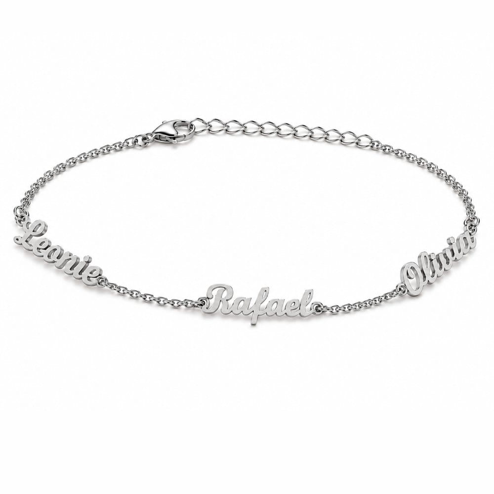 Bracelet Personnalisable avec 3 Prénoms