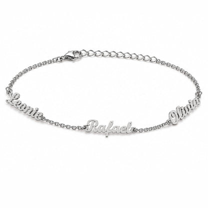 Bracelet Personnalisable avec 3 Prénoms