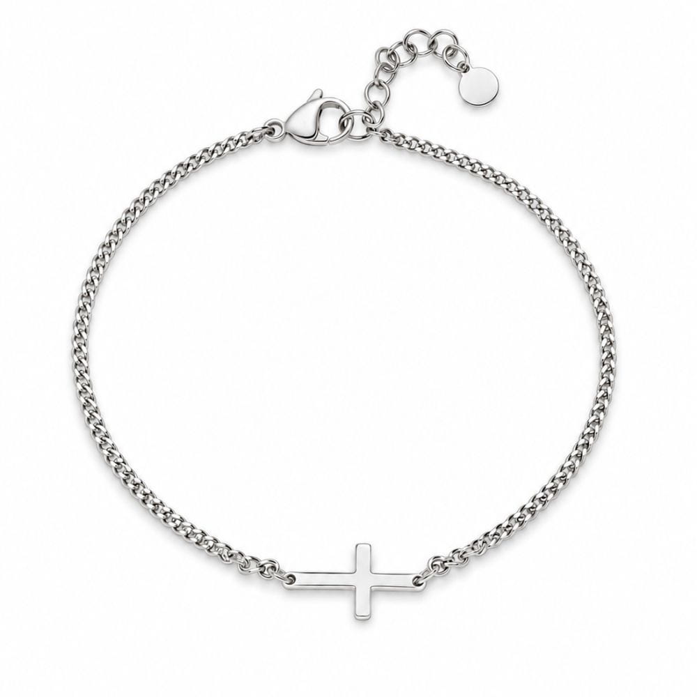 Bracelet avec croix | Or 18K