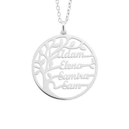 Collier Arbre de vie avec noms gravés