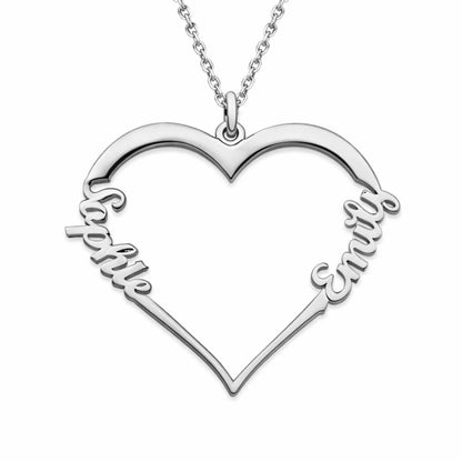 Collier de cœur personnalisée
