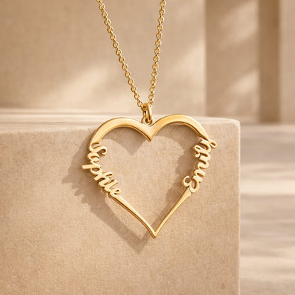 Collier de cœur personnalisée