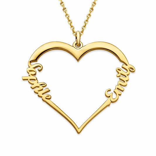 Collier de cœur personnalisée