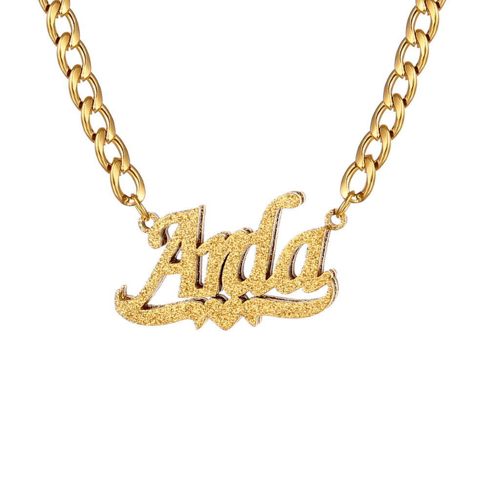 Collier Prénom Diamond Drip