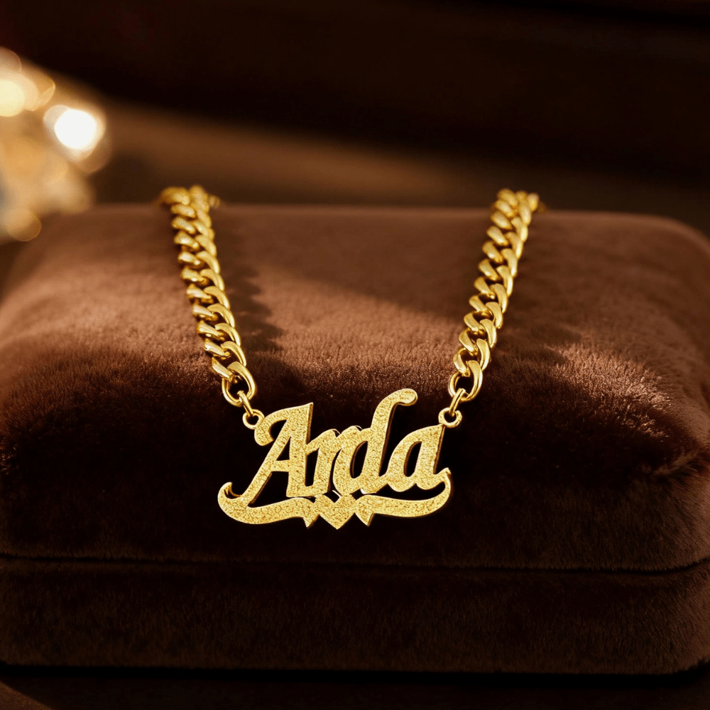 Collier Prénom Diamond Drip