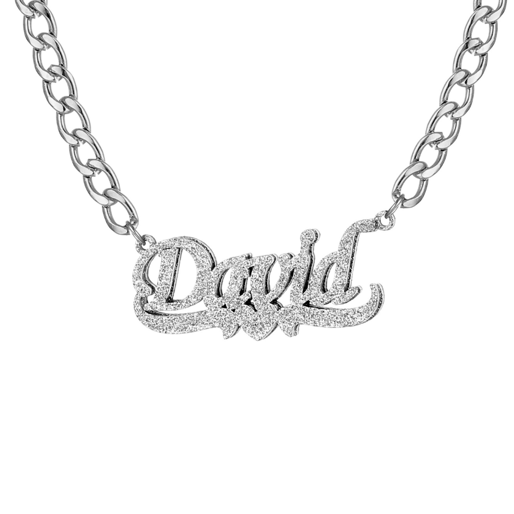 Collier Prénom Diamond Drip