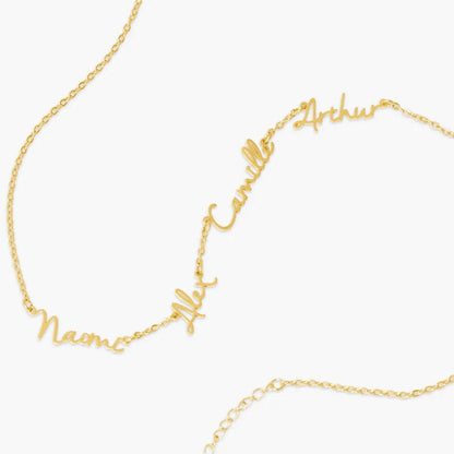 Namenskette mit 4 Namen Necklaces Loanya 